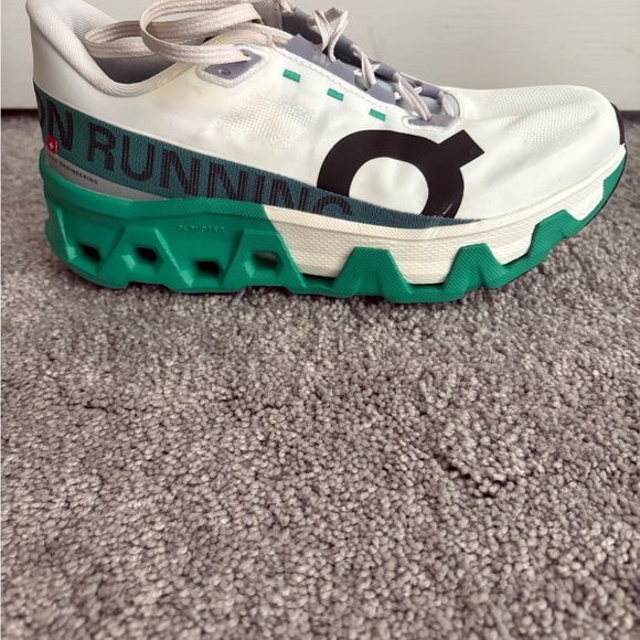 On Running Shoes - On Running womens Sneakers - White and Teal